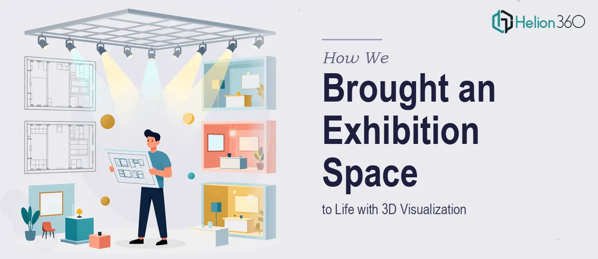 How We Brought an 80sqm Exhibition Space to Life with 3D Visualization