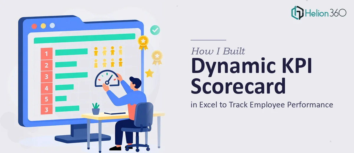 How I Built a Dynamic KPI Scorecard in Excel to Track Employee Performance