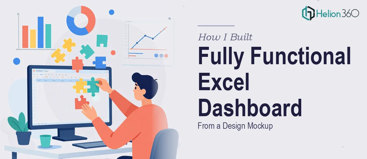 How I Built a Fully Functional Excel Dashboard From a Design Mockup