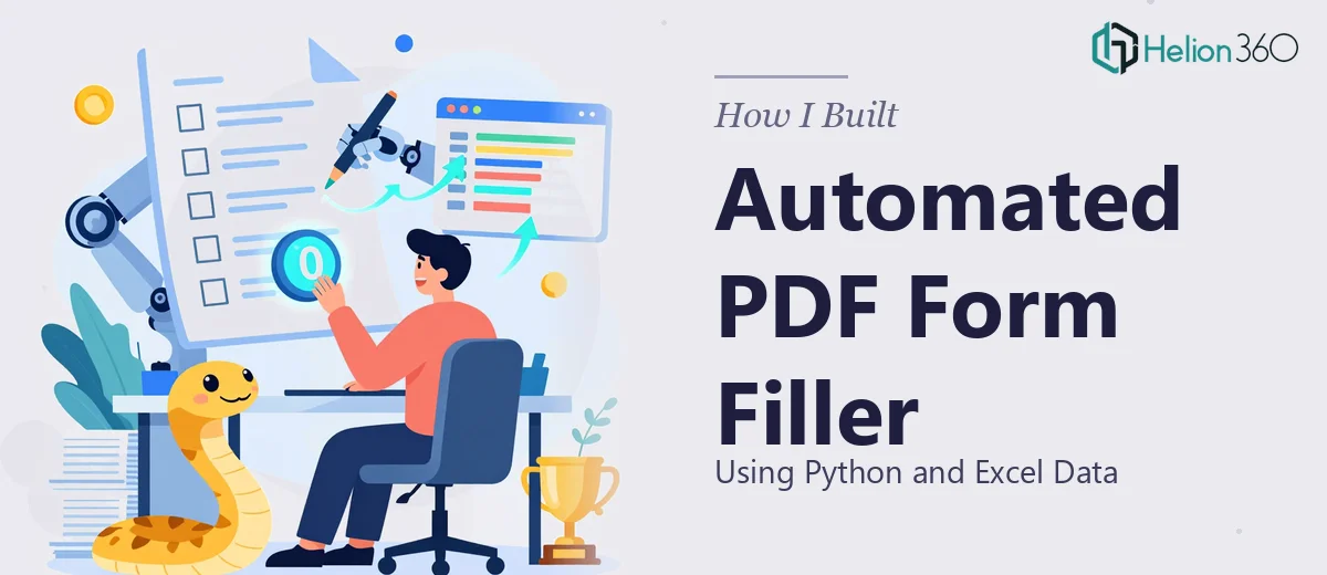 How I Built an Automated PDF Form Filler Using Python and Excel Data