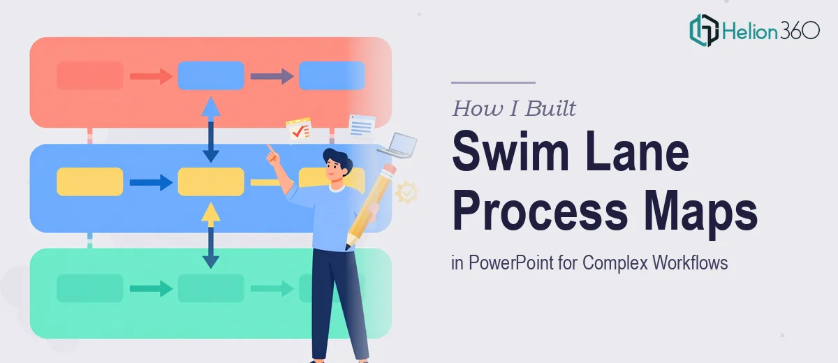 How I Built Clear Swim Lane Business Process Maps in PowerPoint for Complex Workflows