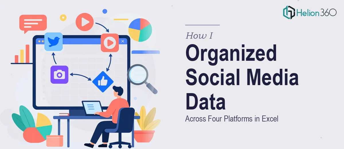 How I Collected and Organized Social Media Follower Data Across Four Platforms in Excel