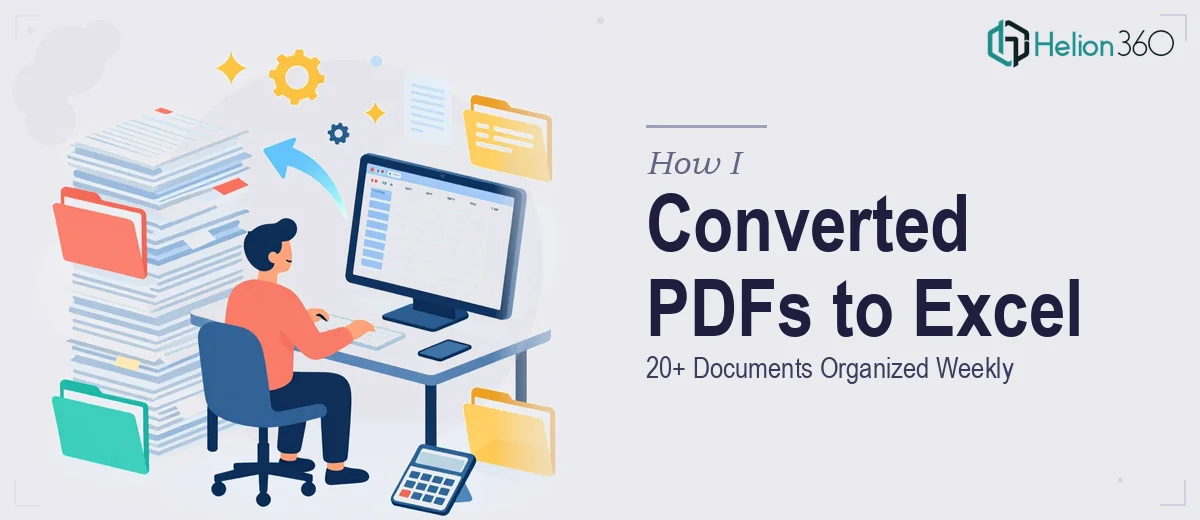 How I Converted 20+ PDF Documents Into Organized Excel Spreadsheets Weekly