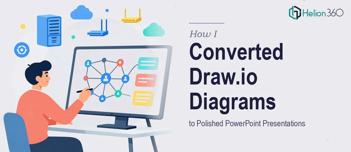 How I Converted Complex Draw.io Network Diagrams to Polished PowerPoint Presentations