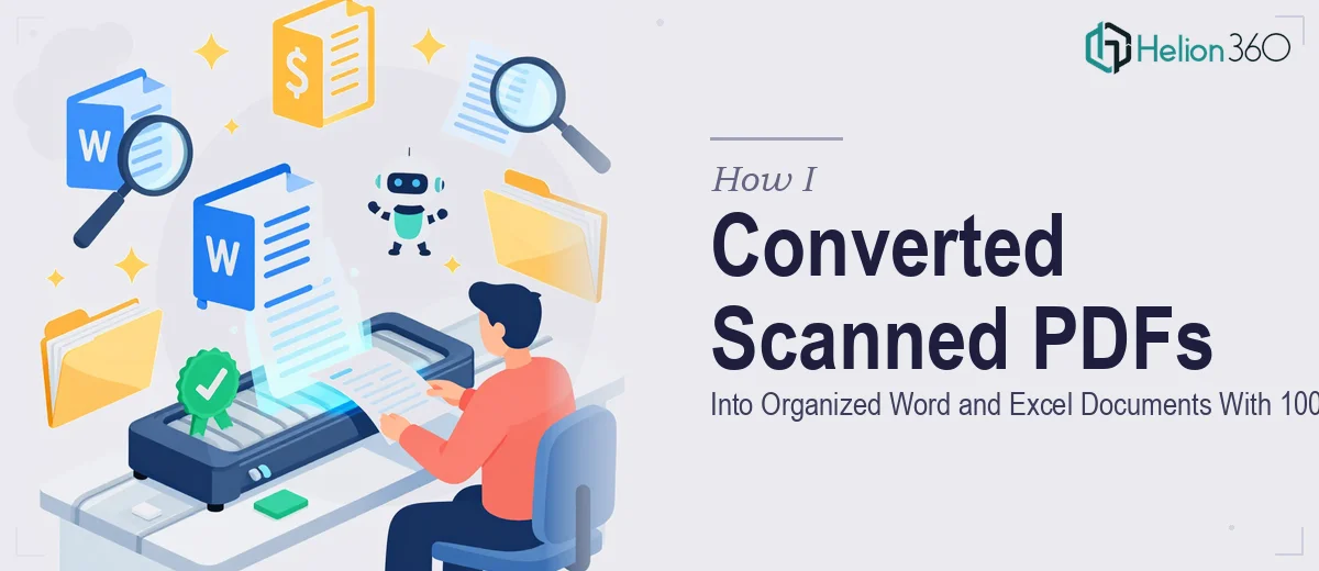 How I Converted Scanned PDFs Into Organized Word and Excel Documents With 100% Accuracy