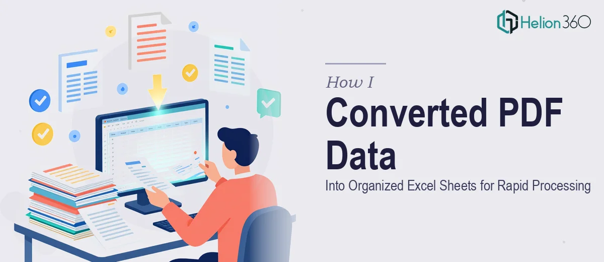 How I Converted Scattered PDF Data Into Organized Excel Sheets for Rapid Processing