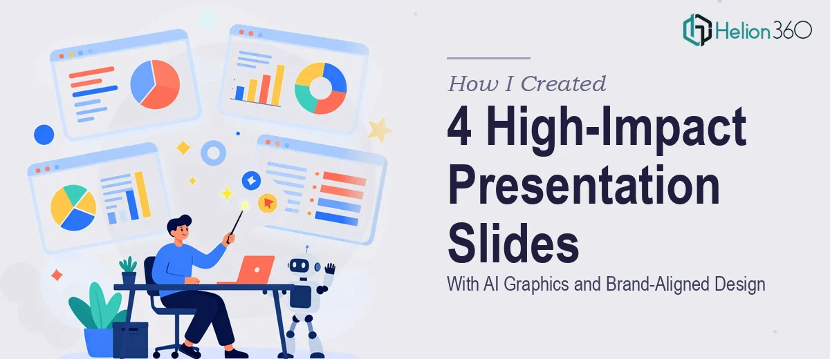 How I Created 4 High-Impact Presentation Slides With AI Graphics and Brand-Aligned Design