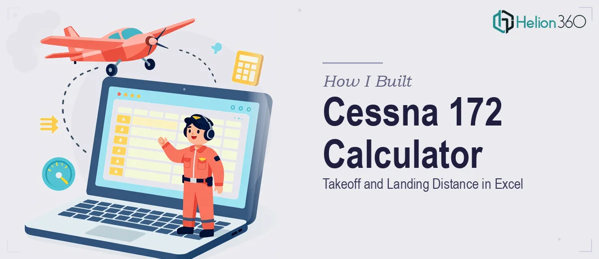 How I Created a Cessna 172 Takeoff and Landing Distance Calculator in Excel