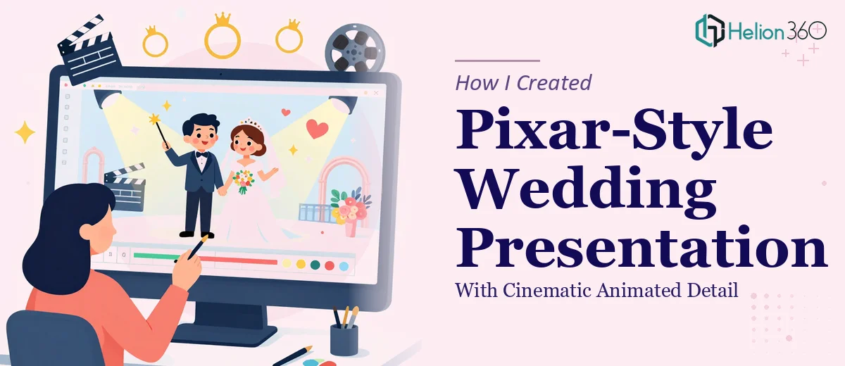 How I Created a Pixar-Style Animated Wedding Presentation With Cinematic Detail