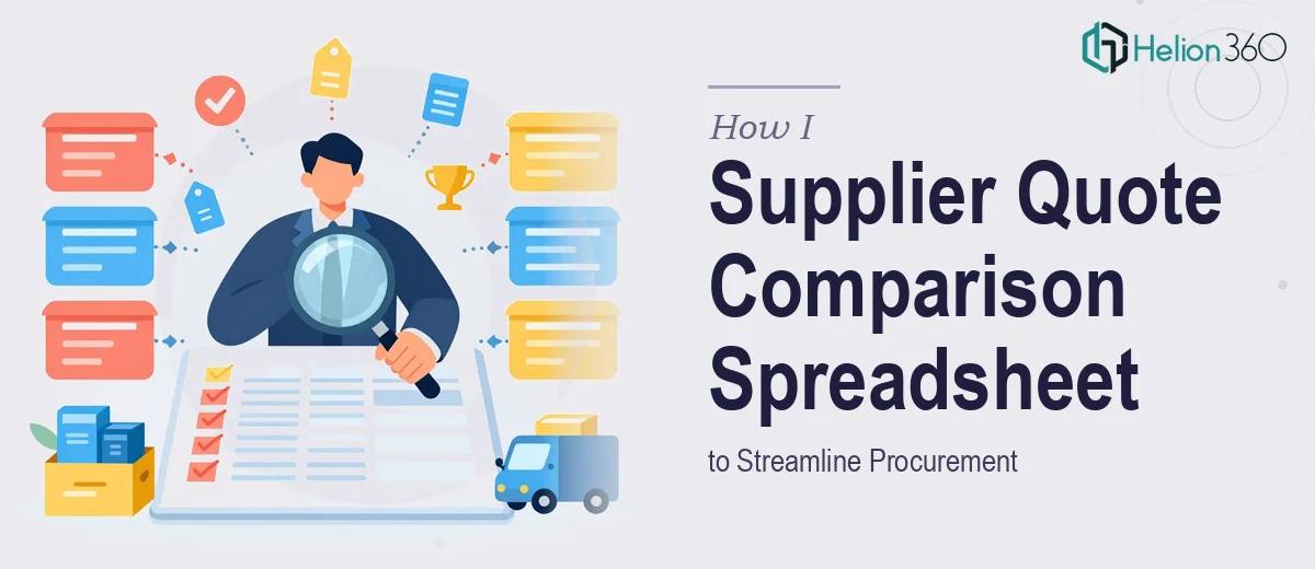 How I Created a Supplier Quote Comparison Spreadsheet to Streamline Procurement