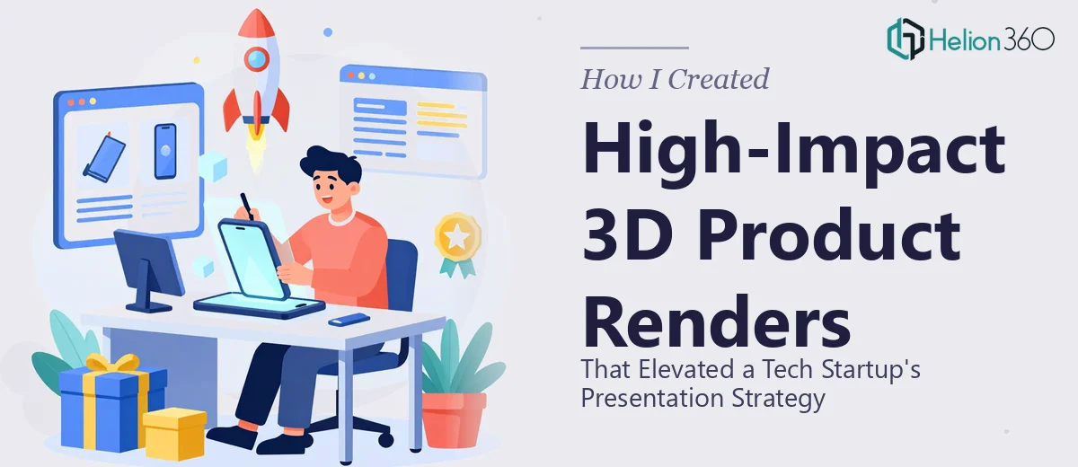 How I Created High-Impact 3D Product Renders That Elevated a Tech Startup's Presentation Strategy