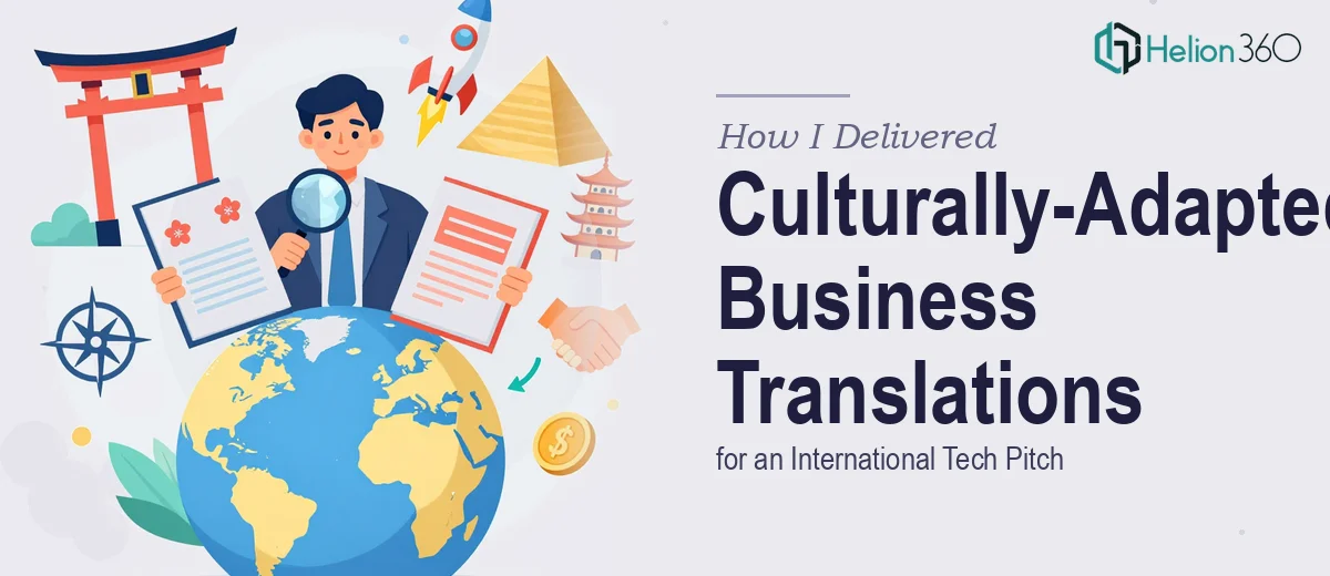 How I Delivered Culturally-Adapted Business Document Translations for an International Tech Pitch