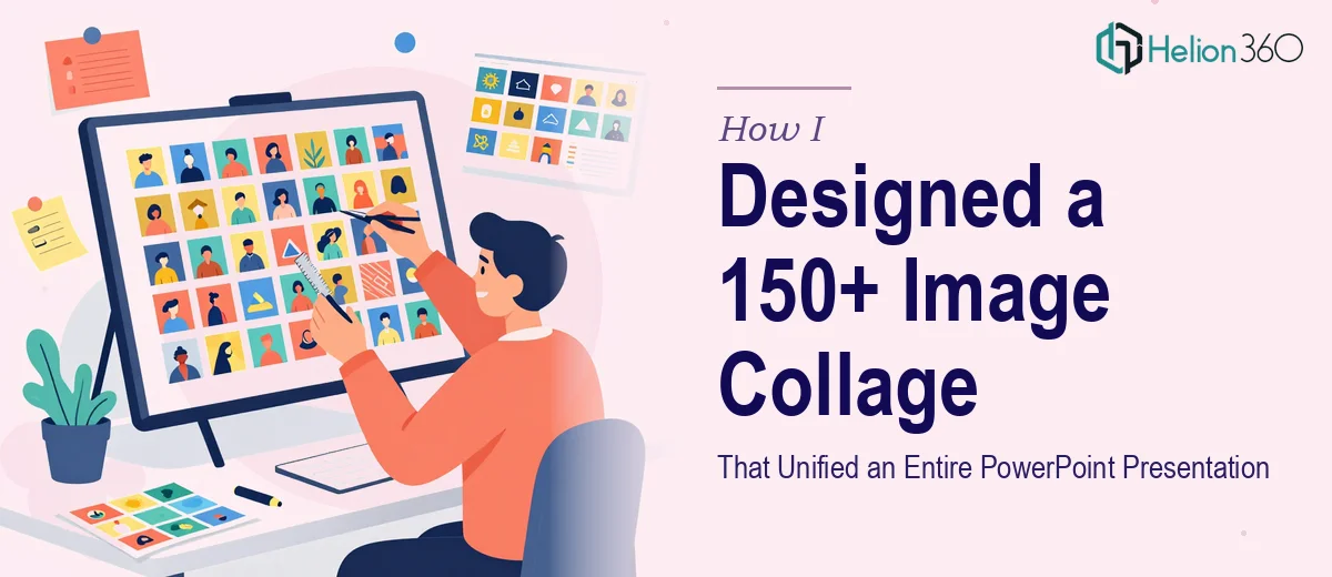 How I Designed a 150+ Image Collage That Unified an Entire PowerPoint Presentation