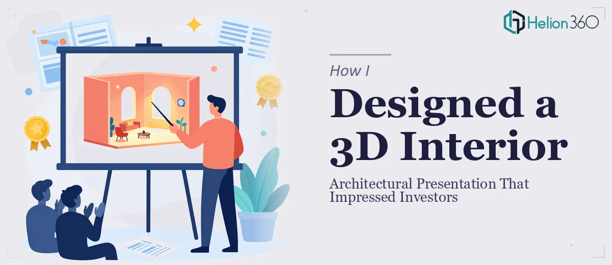 How I Designed a 3D Architectural Interior Presentation That Impressed Investors