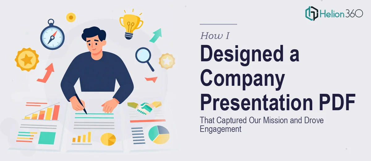 How I Designed a 4-Page Company Presentation PDF That Captured Our Mission and Drove Engagement