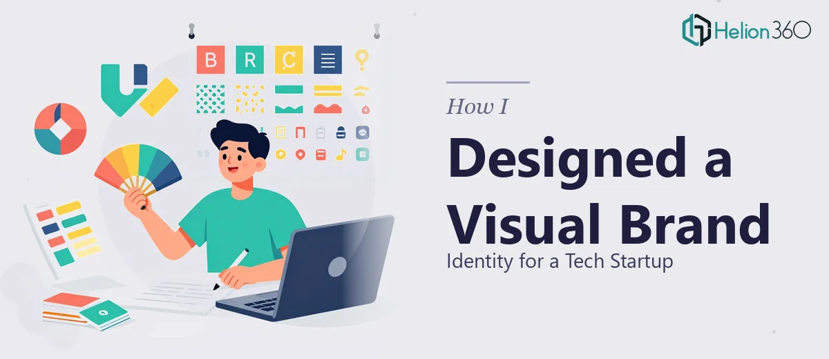 How I Designed a Complete Visual Brand Identity for a Tech Startup