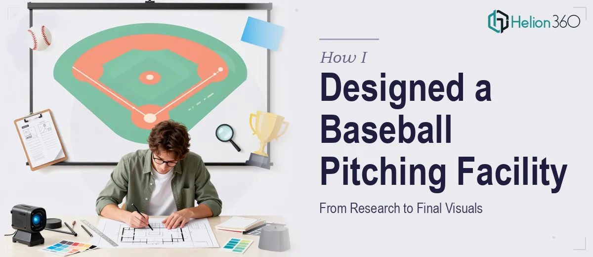 How I Designed a Comprehensive Baseball Pitching Facility Presentation From Research to Final Visuals