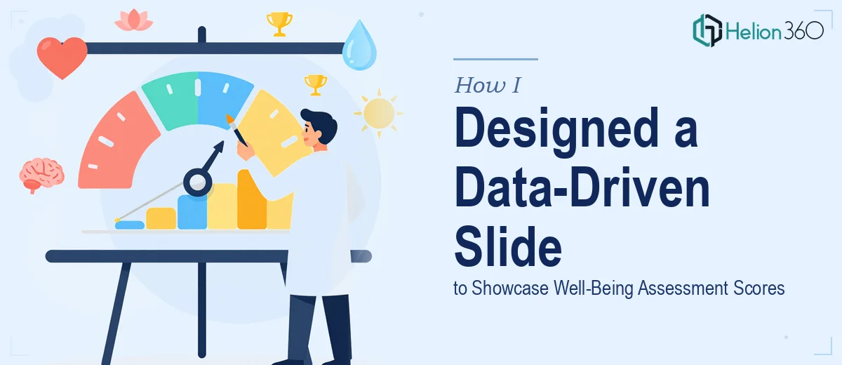 How I Designed a Data-Driven PowerPoint Slide to Effectively Showcase Well-Being Assessment Scores