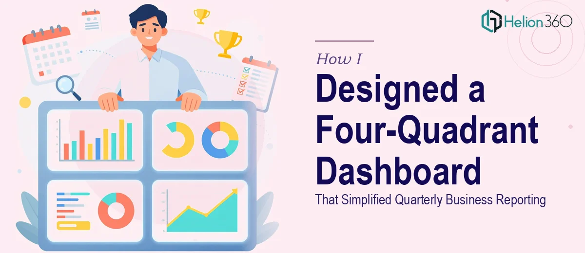 How I Designed a Four-Quadrant Analytics Dashboard That Simplified Quarterly Business Reporting