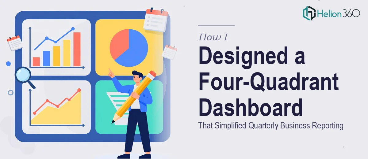 How I Designed a Four-Quadrant Analytics Dashboard That Simplified Quarterly Business Reporting