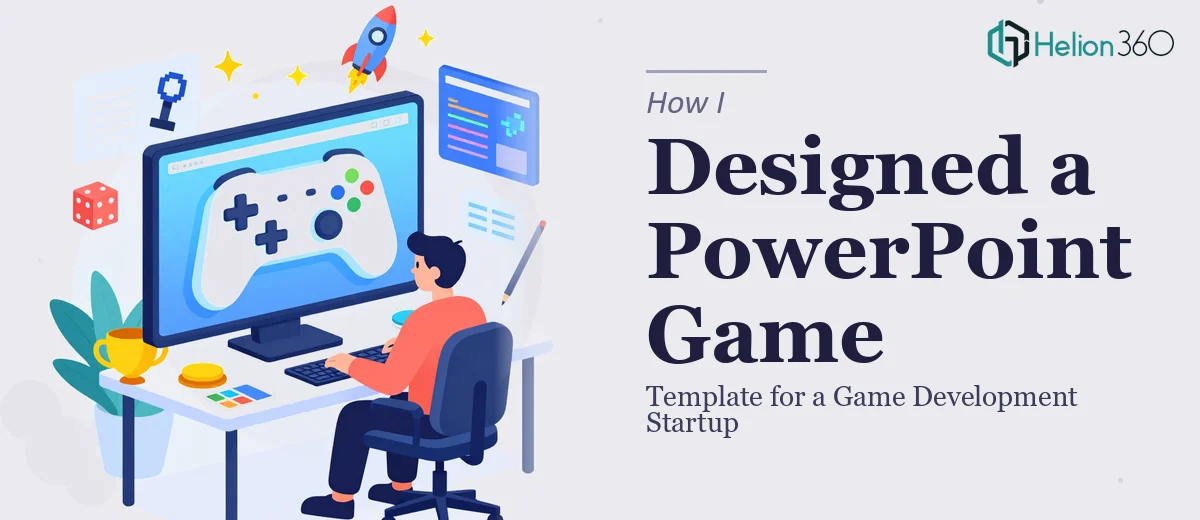 How I Designed a Modern PowerPoint Game Template for a Game Development Startup