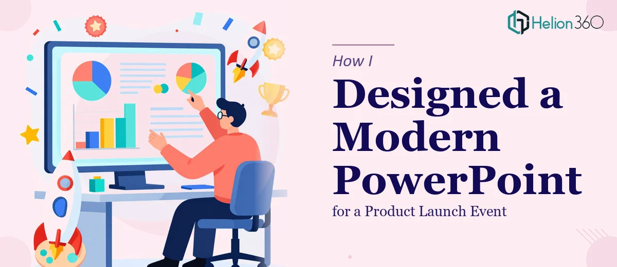How I Designed a Modern PowerPoint Presentation for a Product Launch Event