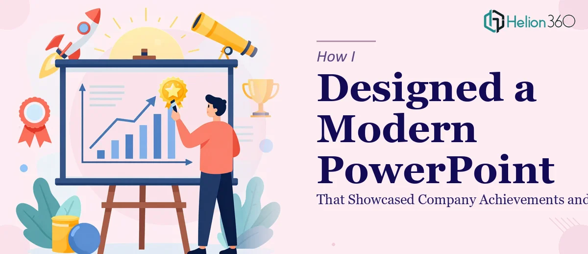 How I Designed a Modern PowerPoint Presentation That Showcased Company Achievements and Future Vision