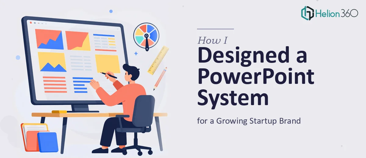 How I Designed a Modern PowerPoint Template System for a Growing Startup Brand