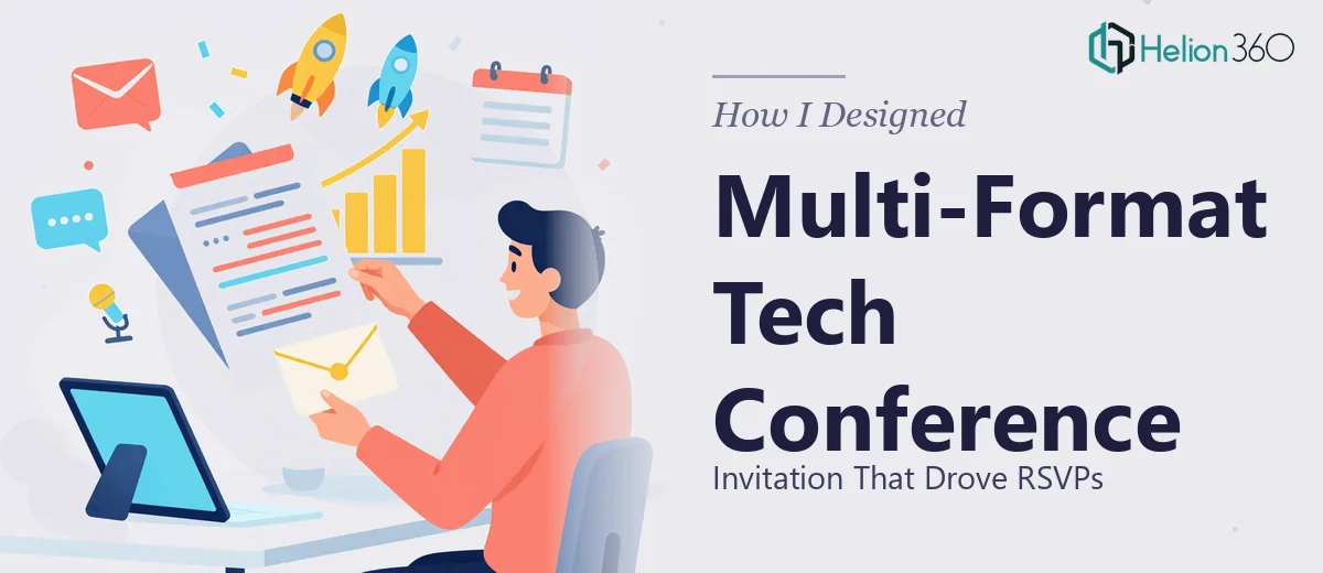 How I Designed a Multi-Format Tech Conference Invitation That Drove RSVPs