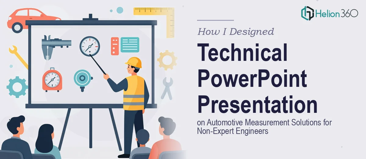 How I Designed a Technical PowerPoint Presentation on Automotive Measurement Solutions for Non-Expert Engineers