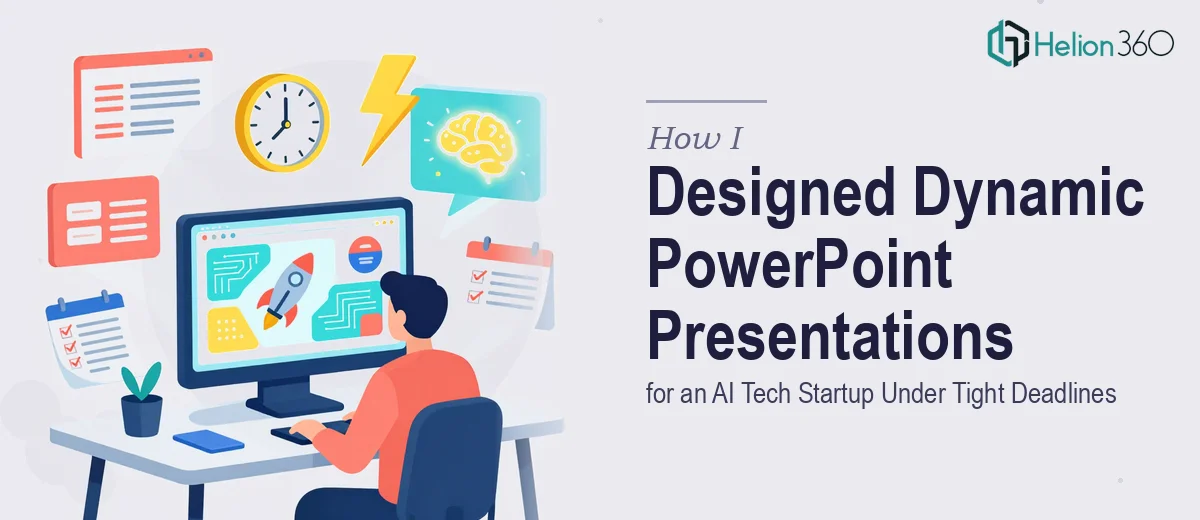 How I Designed Dynamic PowerPoint Presentations for an AI Tech Startup Under Tight Deadlines