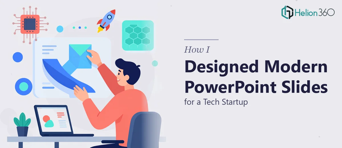 How I Designed Modern PowerPoint Home Slides for a Tech Startup