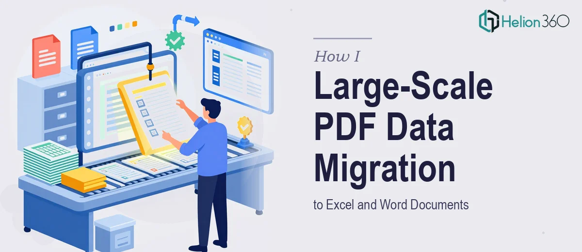 How I Executed a Large-Scale PDF Data Migration to Excel and Word Documents