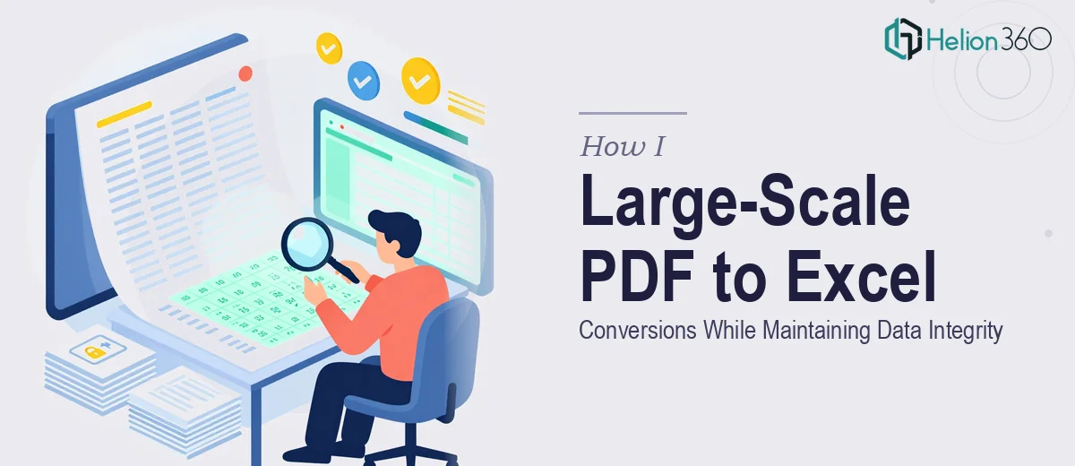How I Executed Large-Scale PDF to Excel Conversions While Maintaining Data Integrity