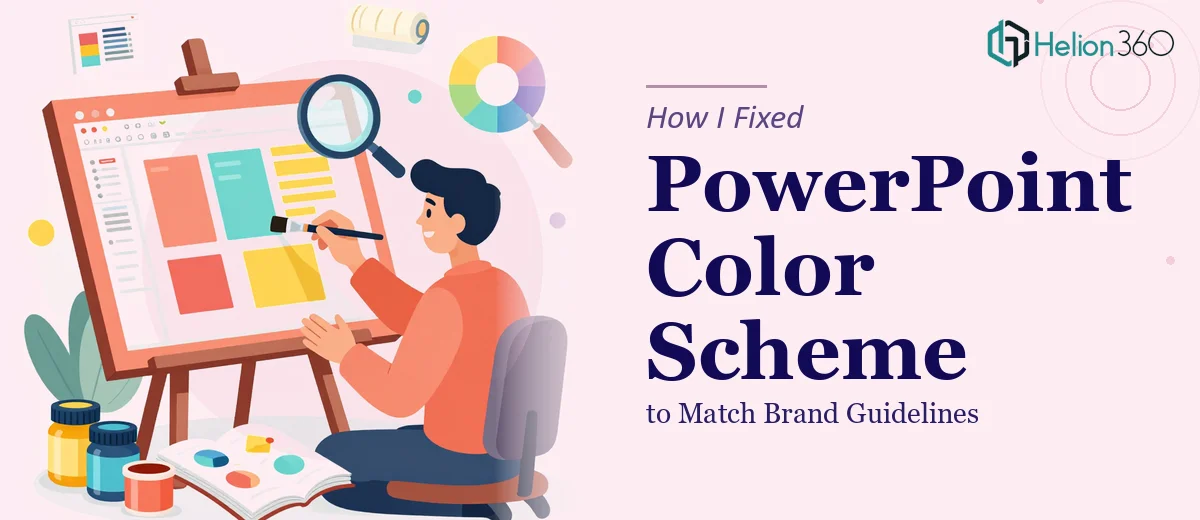 How I Fixed a PowerPoint Deck's Color Scheme to Match Brand Guidelines
