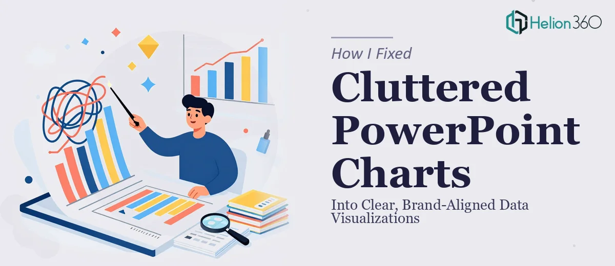 How I Fixed Cluttered PowerPoint Charts Into Clear, Brand-Aligned Data Visualizations