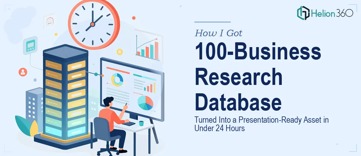 How I Got a 100-Business Research Database Turned Into a Presentation-Ready Asset in Under 24 Hours