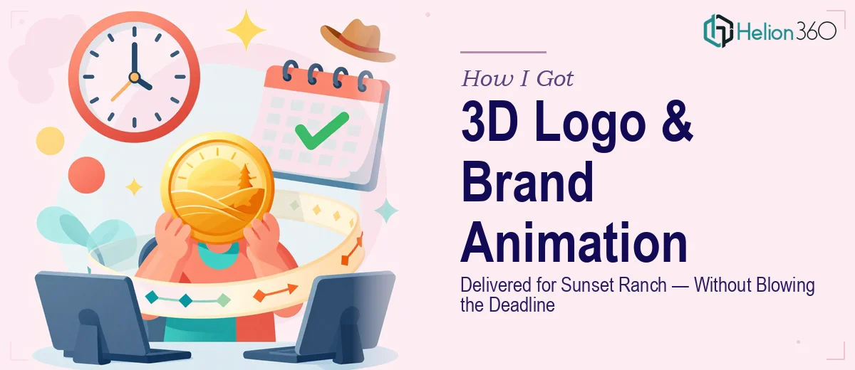 How I Got a 3D Logo and Brand Animation Delivered for Sunset Ranch — Without Blowing the Deadline