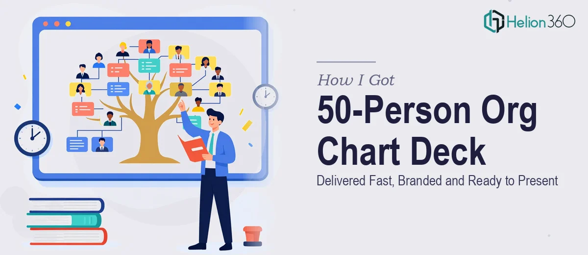 How I Got a 50-Person Org Chart Slide Deck Delivered Fast — Branded and Ready to Present
