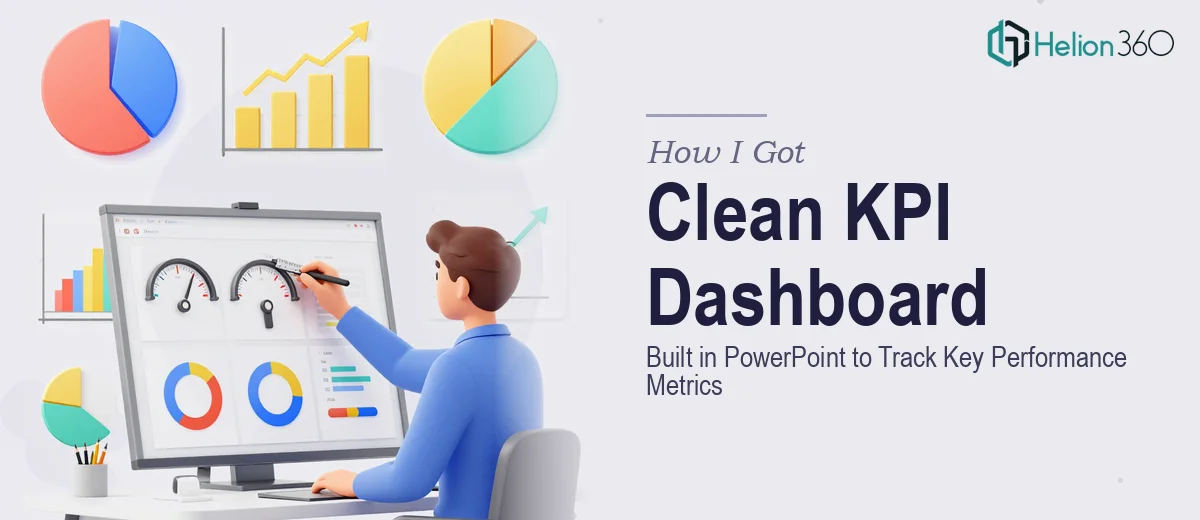 How I Got a Clean KPI Dashboard Built in PowerPoint to Track Key Performance Metrics