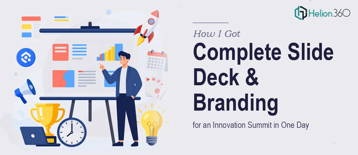 How I Got a Complete Slide Deck and Visual Branding System for an Innovation Summit Delivered in One Day