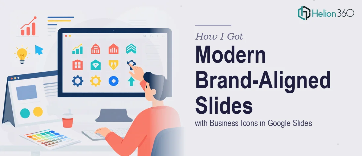 How I Got a Modern Brand-Aligned Slide With Business Icons Recreated in Google Slides