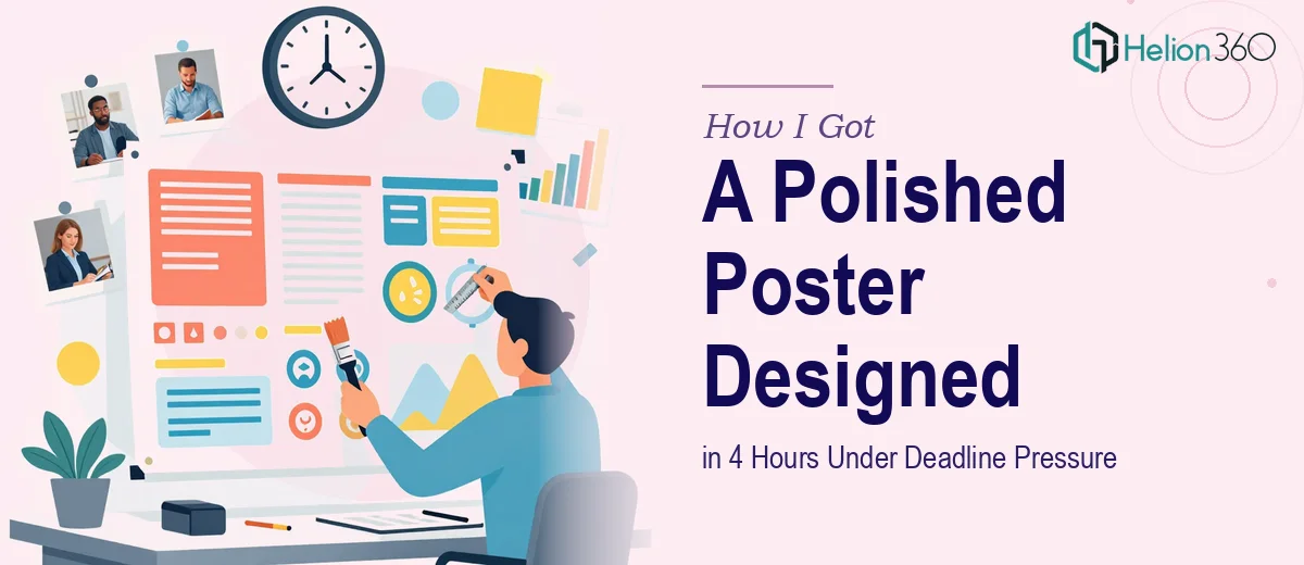How I Got a Polished Poster Presentation Designed in 4 Hours Under Deadline Pressure