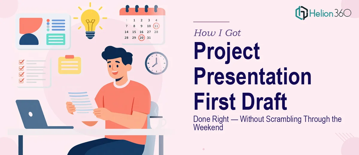 How I Got a Project Presentation First Draft Done Right — Without Scrambling Through the Weekend