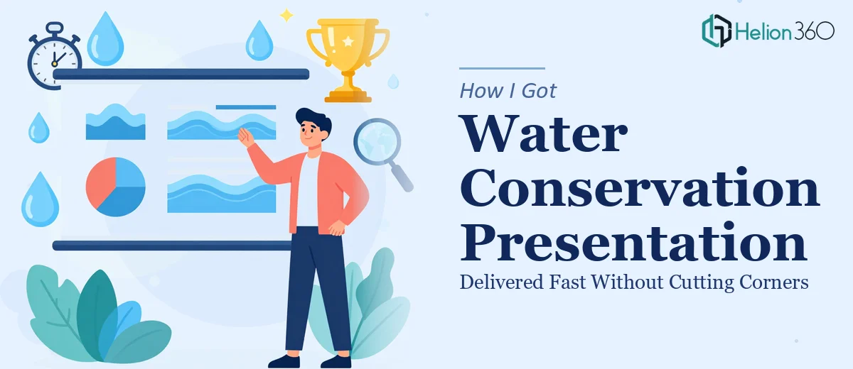 How I Got a Water Conservation Presentation Delivered Fast — Without Cutting Corners on Design