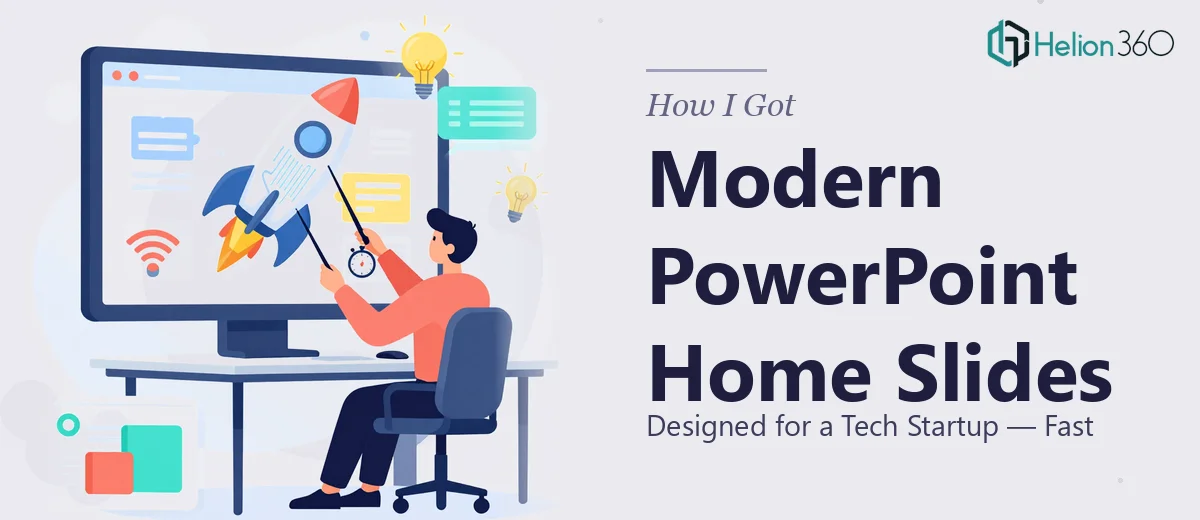 How I Got Modern PowerPoint Home Slides Designed for a Tech Startup — Fast