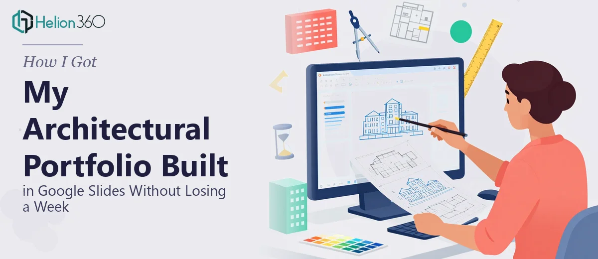 How I Got My Architectural Portfolio Built in Google Slides Without Losing a Week to It