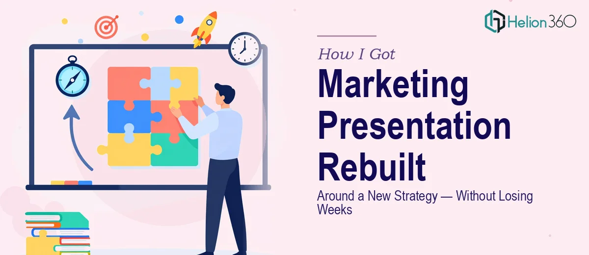 How I Got Our Marketing Presentation Rebuilt Around a New Strategy — Without Losing Weeks to It