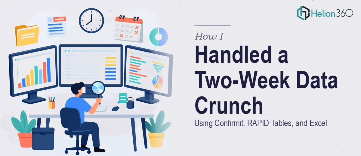 How I Handled a Two-Week Data Crunch Using Confirmit, RAPID Tables, and Excel