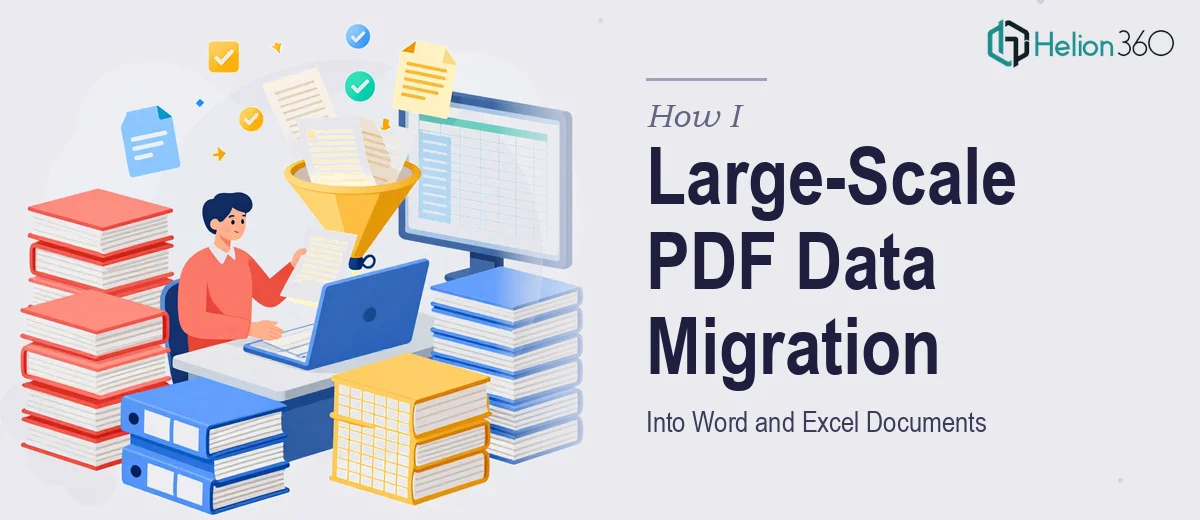 How I Handled Large-Scale PDF Data Migration Into Word and Excel Documents